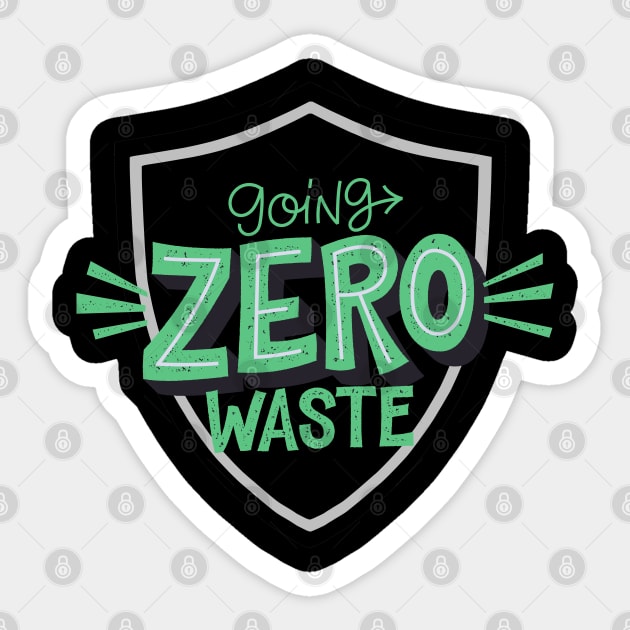 Going Zero waste Sticker by Eveline D’souza